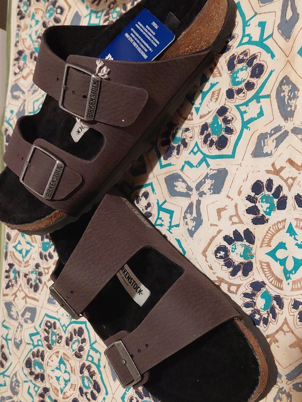 Birkenstock Women’s Arizona Two-Strap Sandals in Dark Brown